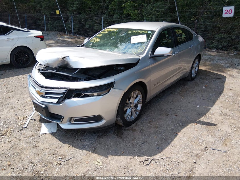 Vin: 2g1125s35f9111394, lot: 46236597, chevrolet impala 2lt 20152