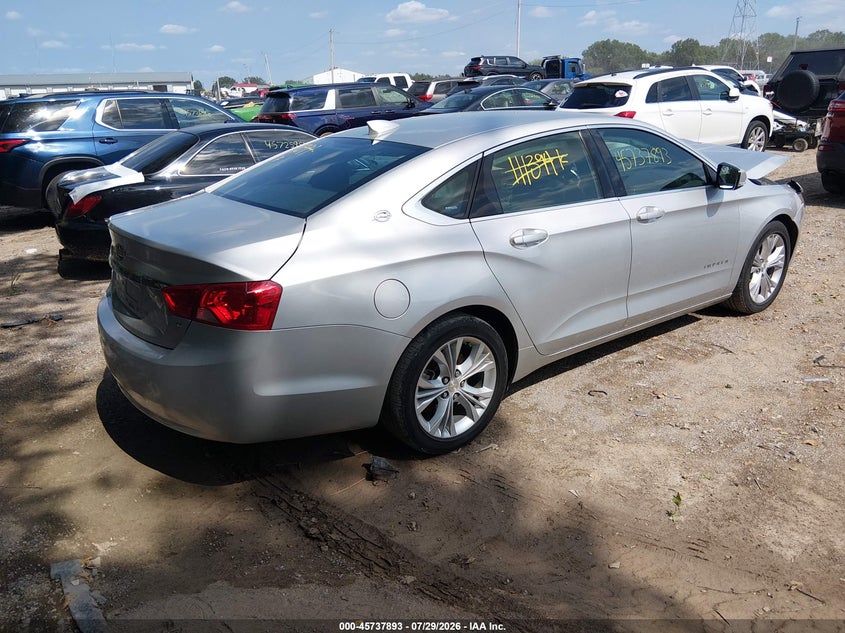 Vin: 2g1125s35f9111394, lot: 46236597, chevrolet impala 2lt 20154