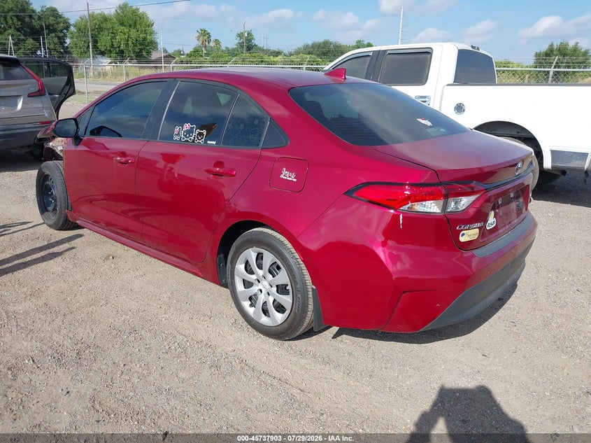 Vin: 5yfb4mde0sp235193, lot: 46236607, toyota corolla le 20253