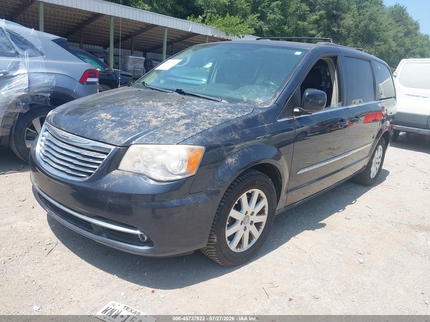 Vin: 2c4rc1bgxer396062, lot: 46236626, chrysler town & country touring 20142