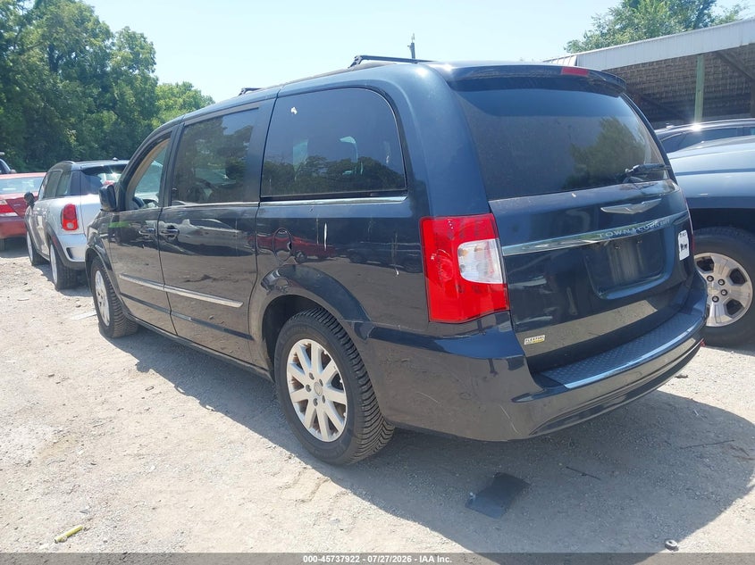Vin: 2c4rc1bgxer396062, lot: 46236626, chrysler town & country touring 20143
