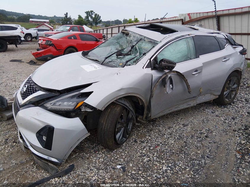 Vin: 5n1az2ds6mc127174, lot: 46236630, nissan murano platinum intelligent awd 20212