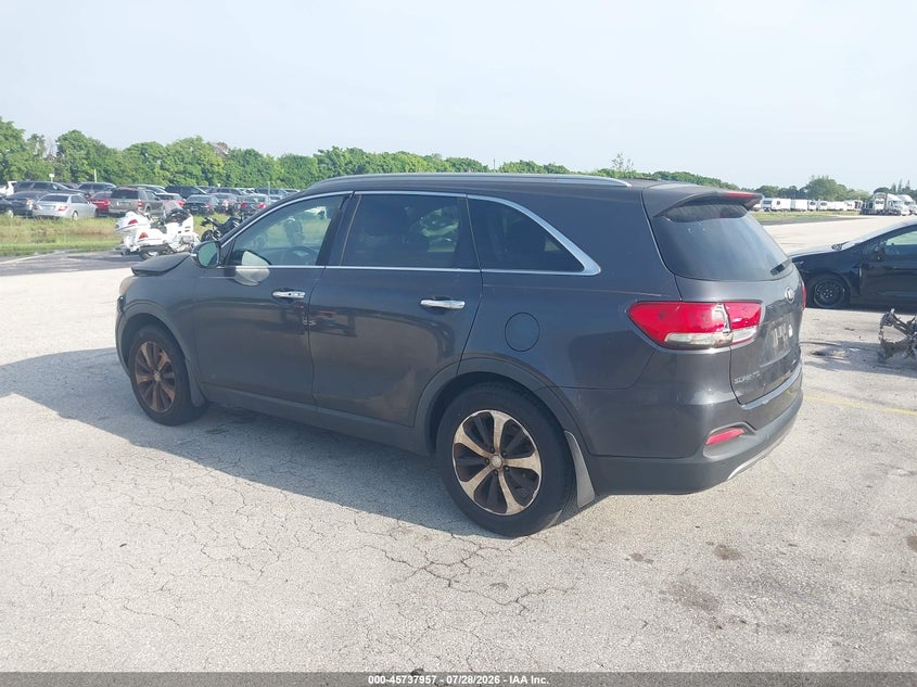 Vin: 5xyph4a53gg008462, lot: 46236661, kia sorento 3.3l ex 20163