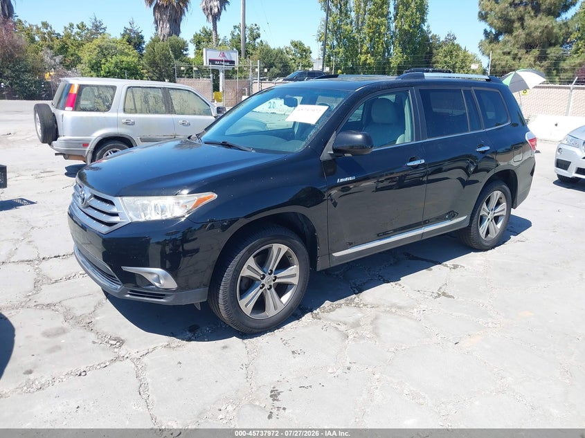 Vin: 5tddk3eh4cs105587, lot: 46236676, toyota highlander limited v6 20122