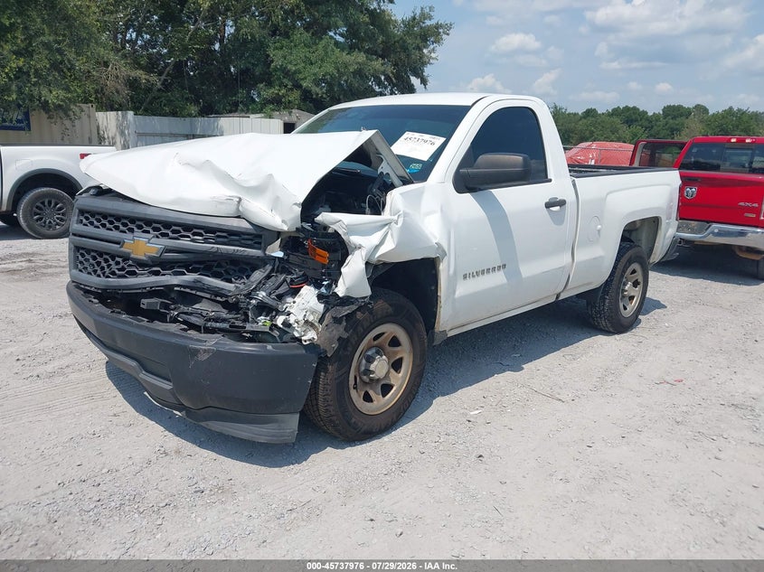Vin: 1gcncpeh5fz350250, lot: 46236680, chevrolet silverado 1500 work truck 20152