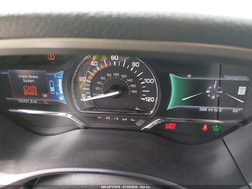 2015 LINCOLN MKZ HYBRID auction photo 7