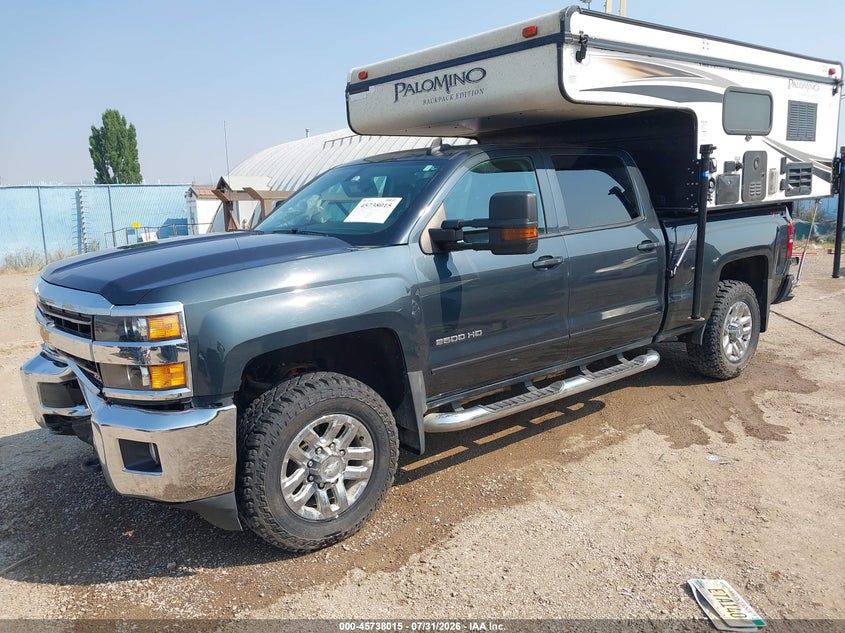2018 Chevrolet Silverado, Удар спереду, IAAI, VIN 1GC1KVEG0JF279630 — фото 2