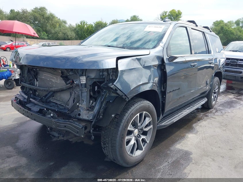 Vin: 1gnskbkd2mr441927, lot: 46236724, chevrolet suburban 4wd ls 20212