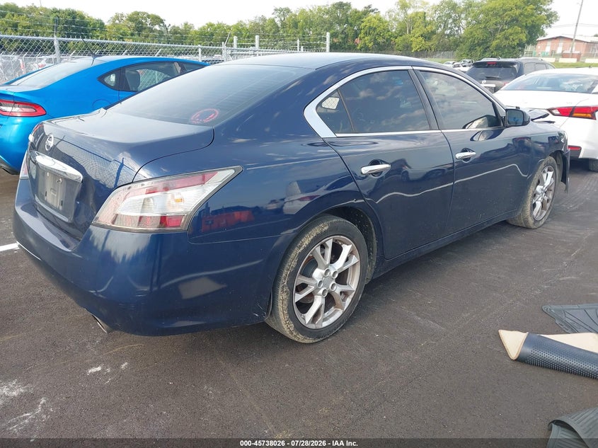 Vin: 1n4aa5ap8ec452722, lot: 46236730, nissan maxima 3.5 s 20144