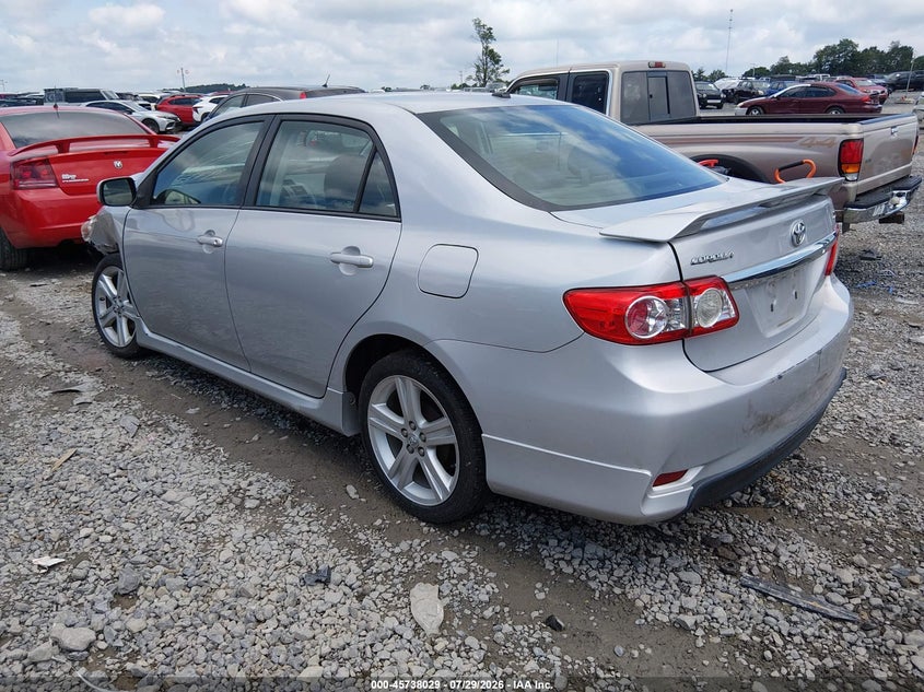 Vin: 2t1bu4ee4dc109534, lot: 46236733, toyota corolla s 20133
