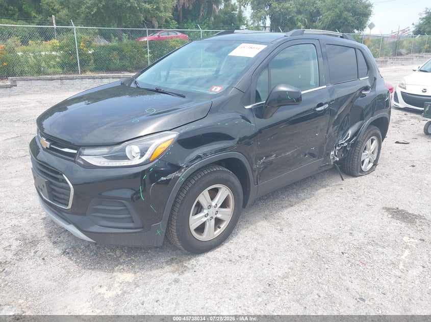 Vin: kl7cjpsb3kb821244, lot: 46236738, chevrolet trax lt 20192