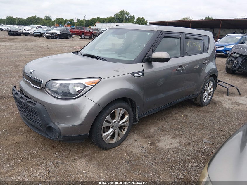 Vin: kndjp3a58f7148845, lot: 46236742, kia soul + 20152