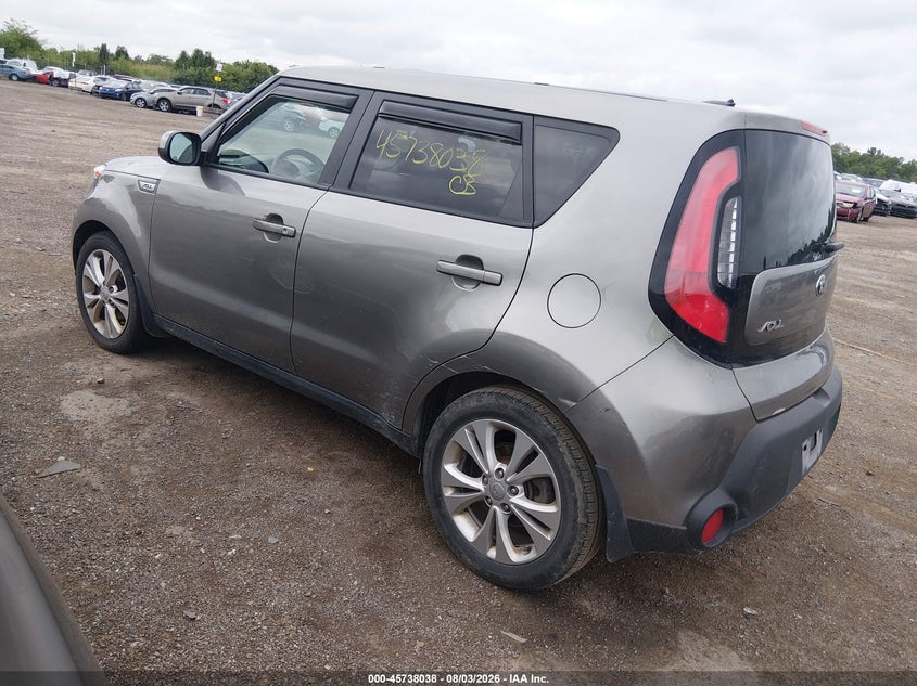 Vin: kndjp3a58f7148845, lot: 46236742, kia soul + 20153