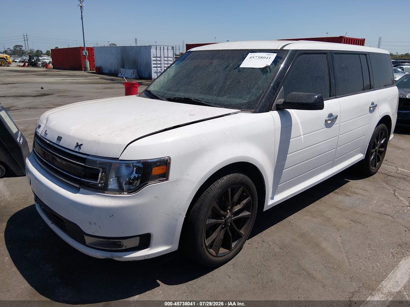 Vin: 2fmgk5c88kba33106, lot: 46236745, ford flex sel 20192