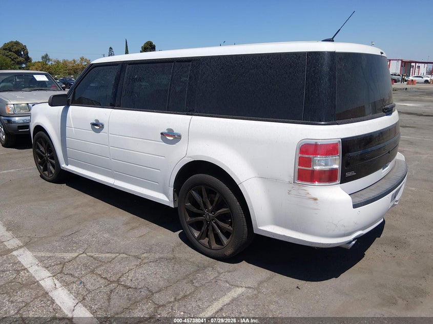 Vin: 2fmgk5c88kba33106, lot: 46236745, ford flex sel 20193