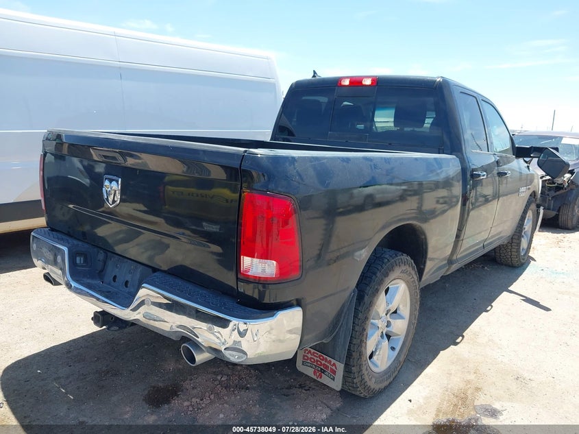 Vin: 1c6rr7gm0js228317, lot: 46236753, ram 1500 big horn  4x4 6'4 box 20184