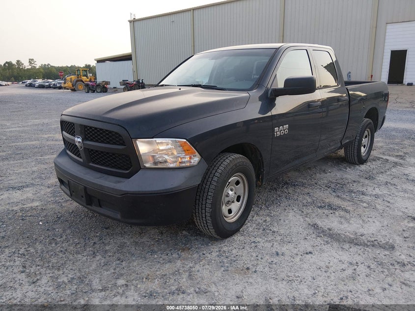 Vin: 1c6rr6fg5js283917, lot: 46236754, ram 1500 tradesman  4x2 6'4 box 20182