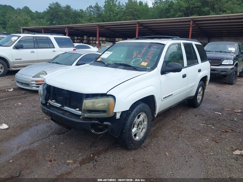 2002 Chevrolet TrailBlazer, Обычный износ, IAAI, VIN 1GNDS13S022221479 — фото 2