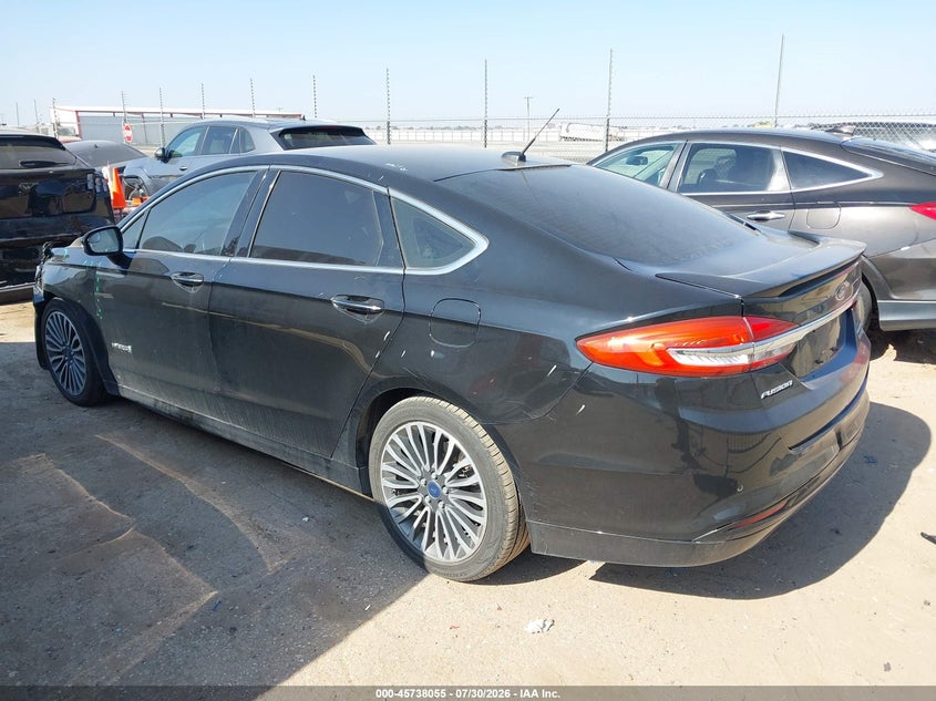 Vin: 3fa6p0ru2hr316089, lot: 46236759, ford fusion hybrid titanium 20173