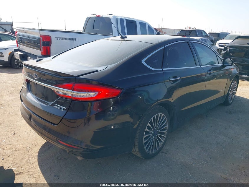 Vin: 3fa6p0ru2hr316089, lot: 46236759, ford fusion hybrid titanium 20174