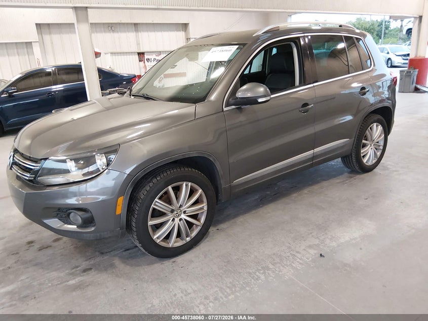 Vin: wvgav7ax7cw000696, lot: 46236764, volkswagen tiguan se 20122