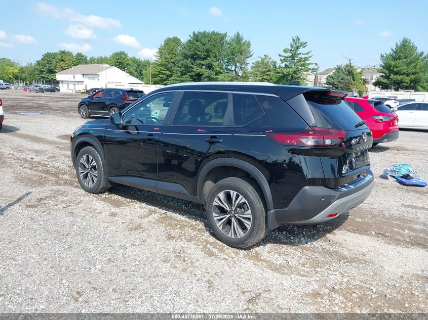 Vin: jn8bt3bb3pw497234, lot: 46236765, nissan rogue sv intelligent awd 20233