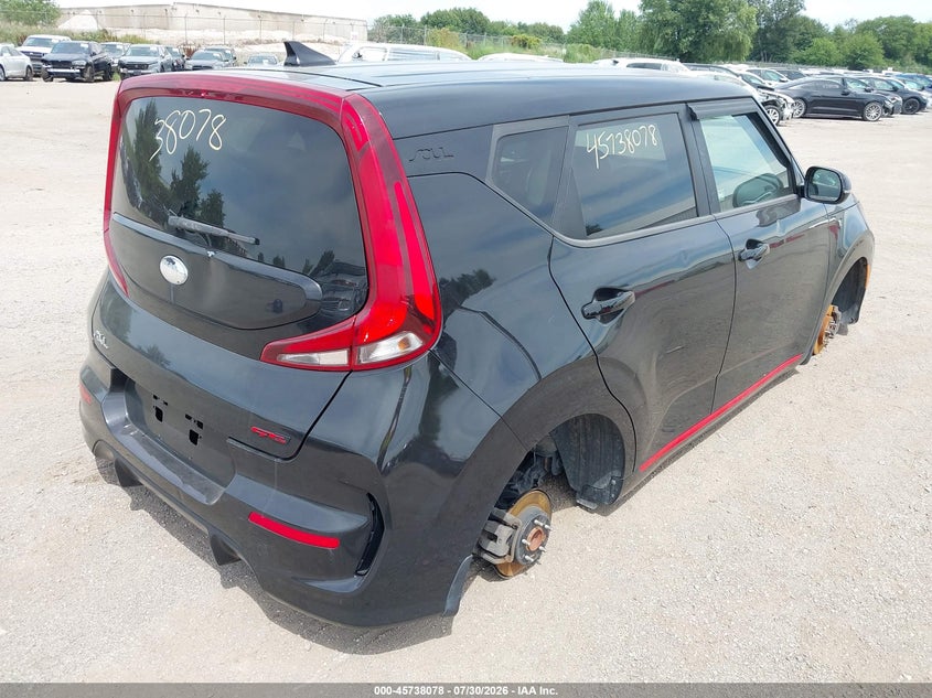 Vin: kndj63auxl7016742, lot: 46236781, kia soul gt-line 20204