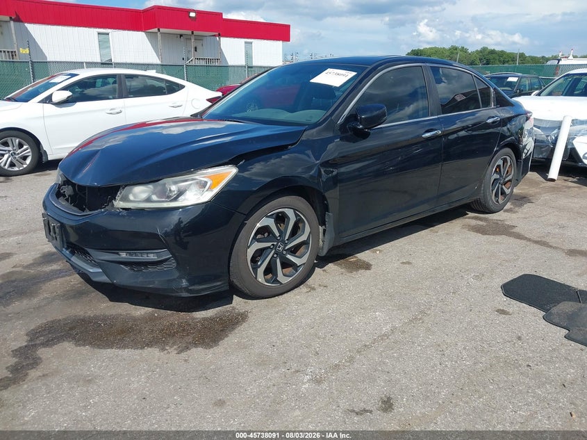 Vin: 1hgcr2f89ga194593, lot: 46236795, honda accord ex-l 20162