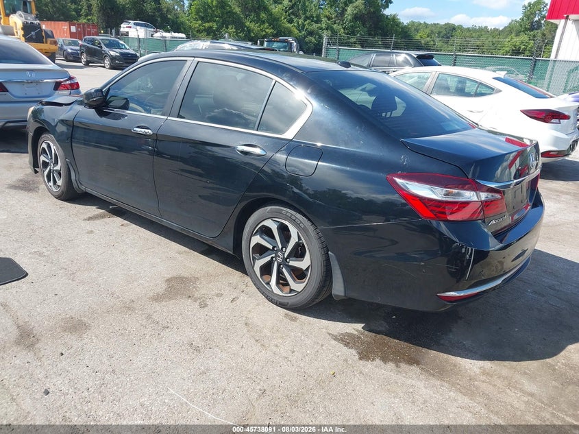 Vin: 1hgcr2f89ga194593, lot: 46236795, honda accord ex-l 20163