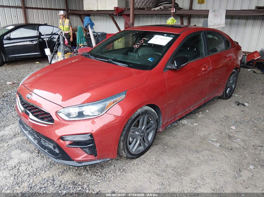 Vin: 3kpf34adxle230652, lot: 46236811, kia forte gt-line 20202