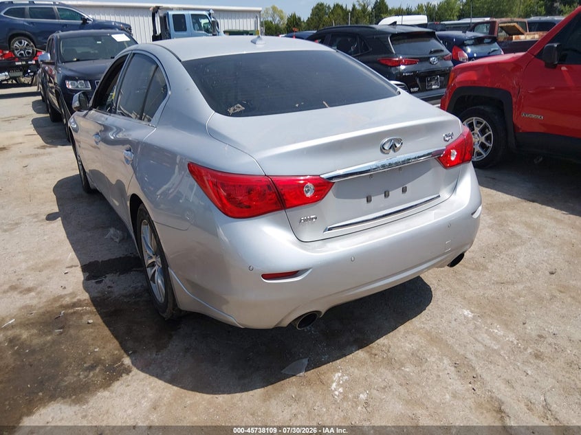 Vin: jn1ev7arxgm343515, lot: 46236813, infiniti q50 3.0t premium 20163