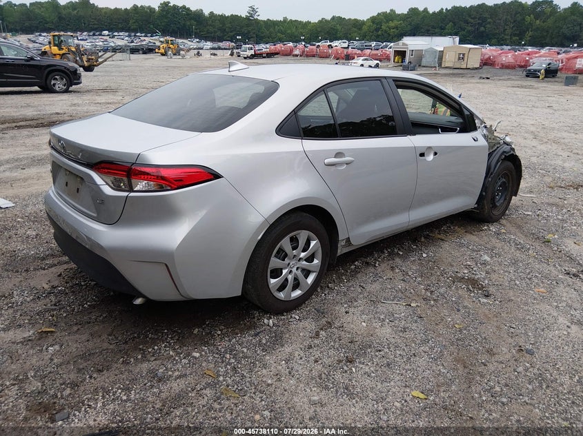 Vin: 5yfb4mde8sp298137, lot: 46236815, toyota corolla le 20254