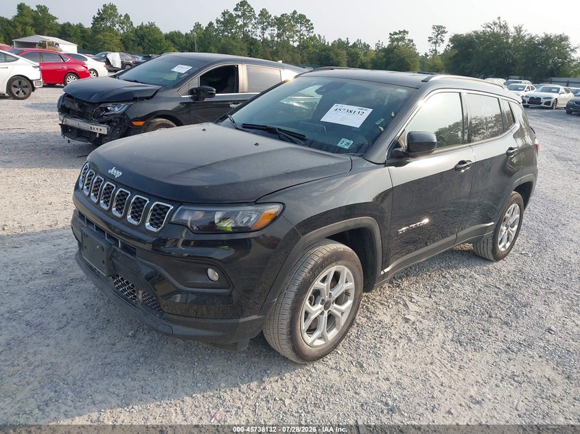 Vin: 3c4njdbn1st569884, lot: 46236836, jeep compass latitude 4x4 20252