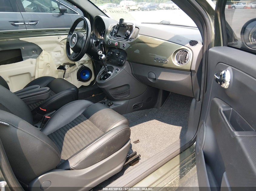 2016 FIAT 500 HATCHBACK 1.4L I-4 VVT, 101HP