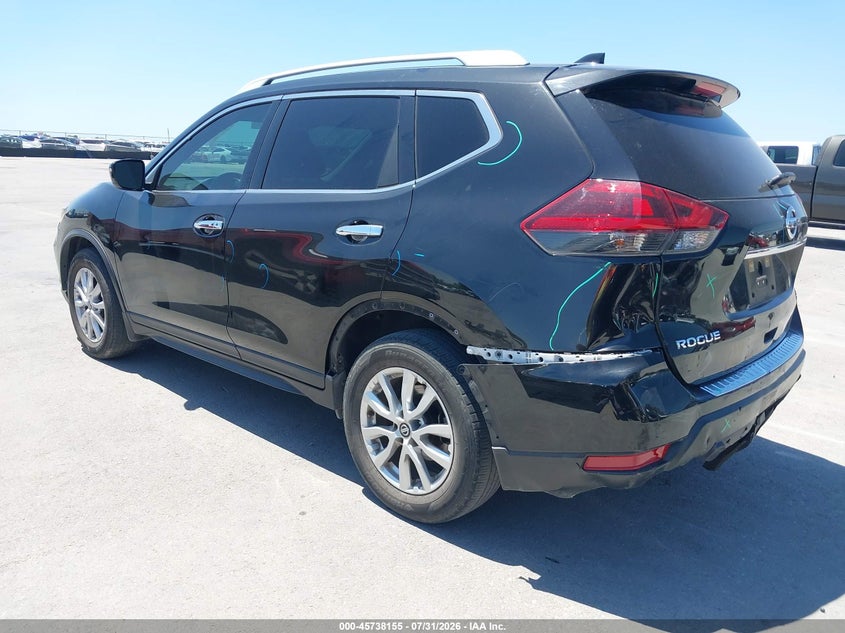 Vin: knmat2mt7jp612894, lot: 46236859, nissan rogue sv 20183