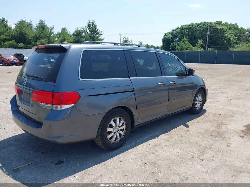 Vin: 5fnrl3h78ab073783, lot: 46236866, honda odyssey ex-l 20104
