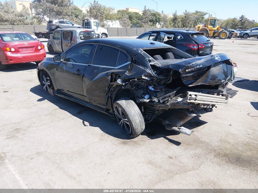 Vin: 3n1ab8dv2ly279824, lot: 46236871, nissan sentra sr xtronic cvt 20203