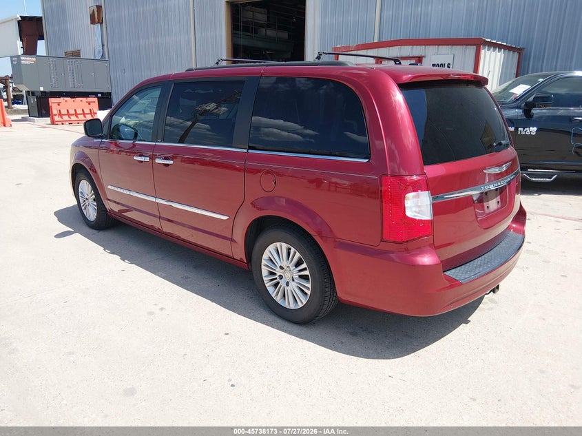 Vin: 2c4rc1cg7dr734529, lot: 46236877, chrysler town & country touring-l 20133