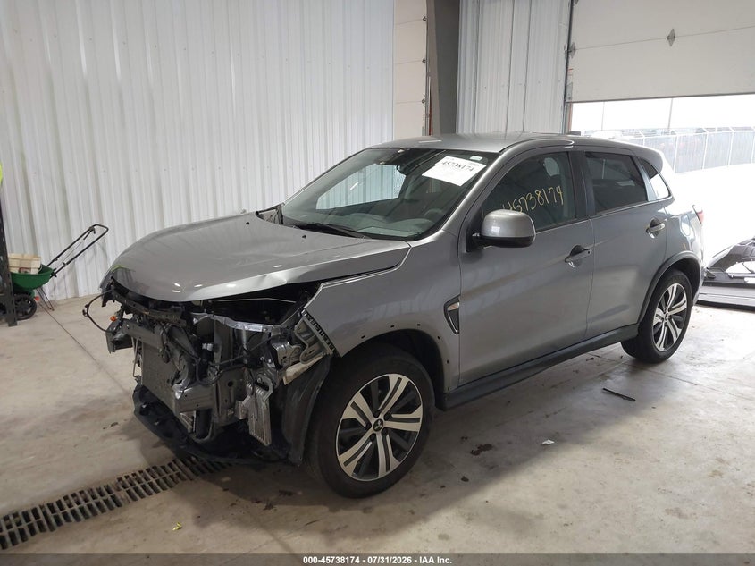 Vin: ja4aruau7nu010022, lot: 46236878, mitsubishi outlander sport 2.0 es awc 20222