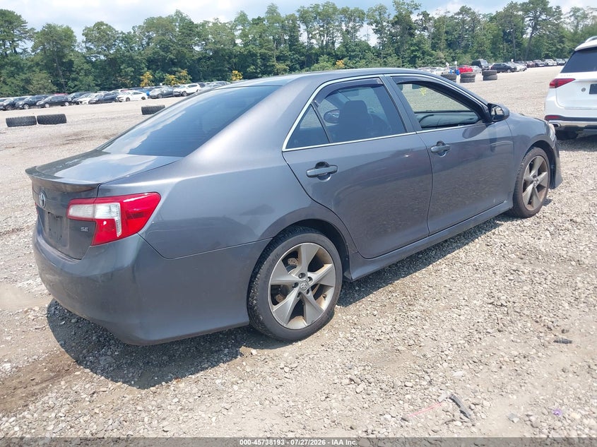 Vin: 4t1bf1fk7eu379113, lot: 46236897, toyota camry se sport 20144