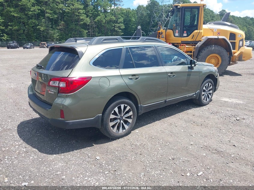 Vin: 4s4bsalc5g3347715, lot: 46236910, subaru outback 2.5i limited 20164