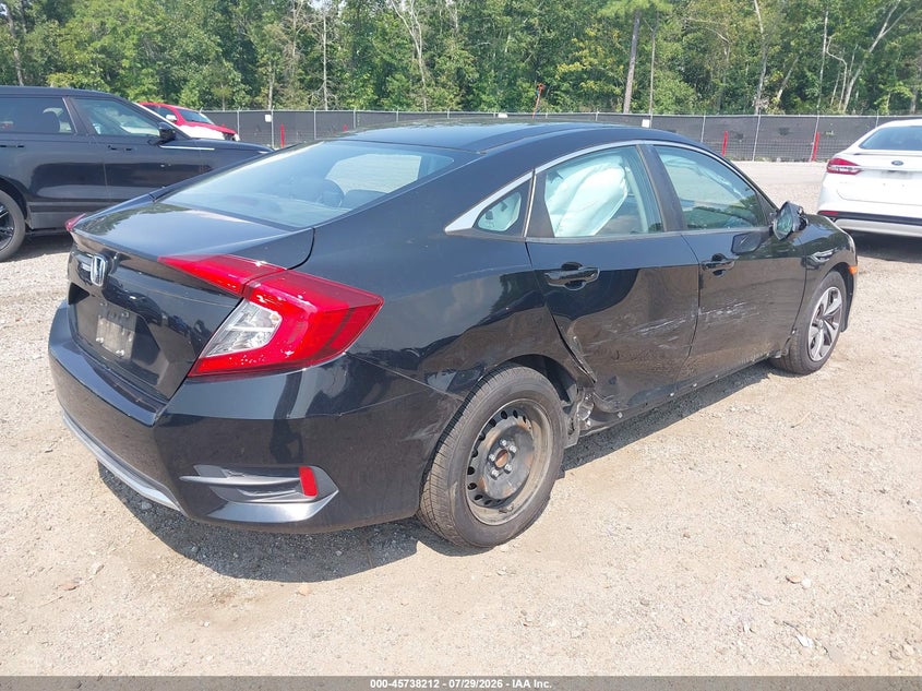 Vin: 19xfc2f64ke021971, lot: 46236916, honda civic lx 20194