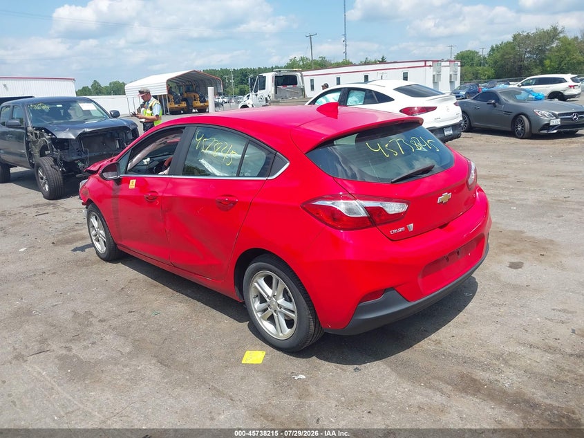 Vin: 3g1be6sm5hs542172, lot: 46236919, chevrolet cruze lt auto 20173