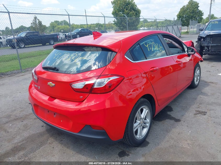 Vin: 3g1be6sm5hs542172, lot: 46236919, chevrolet cruze lt auto 20174