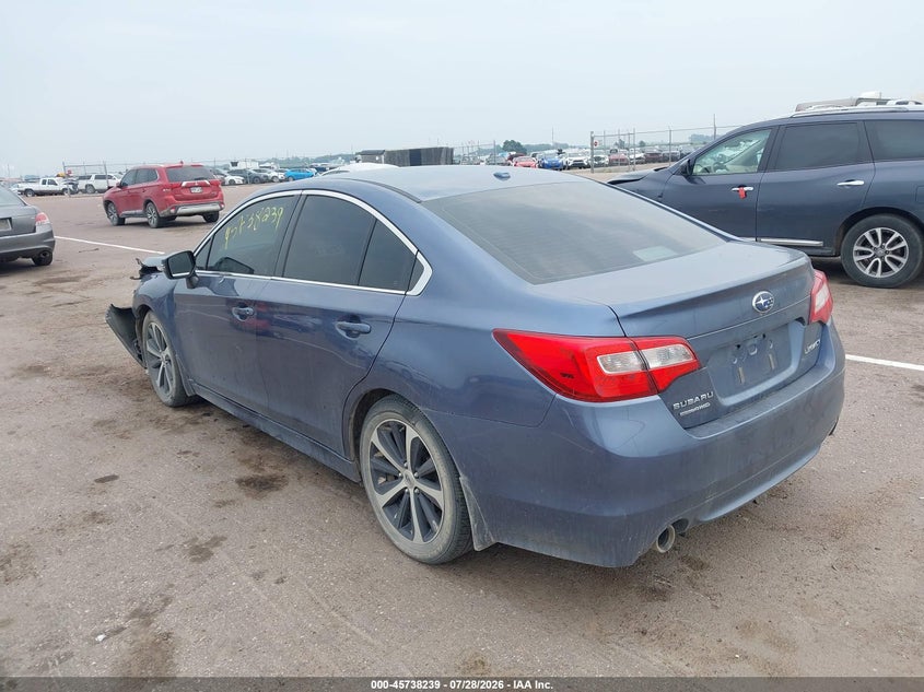 Vin: 4s3bnbj6xf3035743, lot: 46236943, subaru legacy 2.5i limited 20153