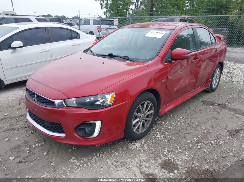 Vin: ja32u2fu5gu000368, lot: 46236949, mitsubishi lancer es 20162