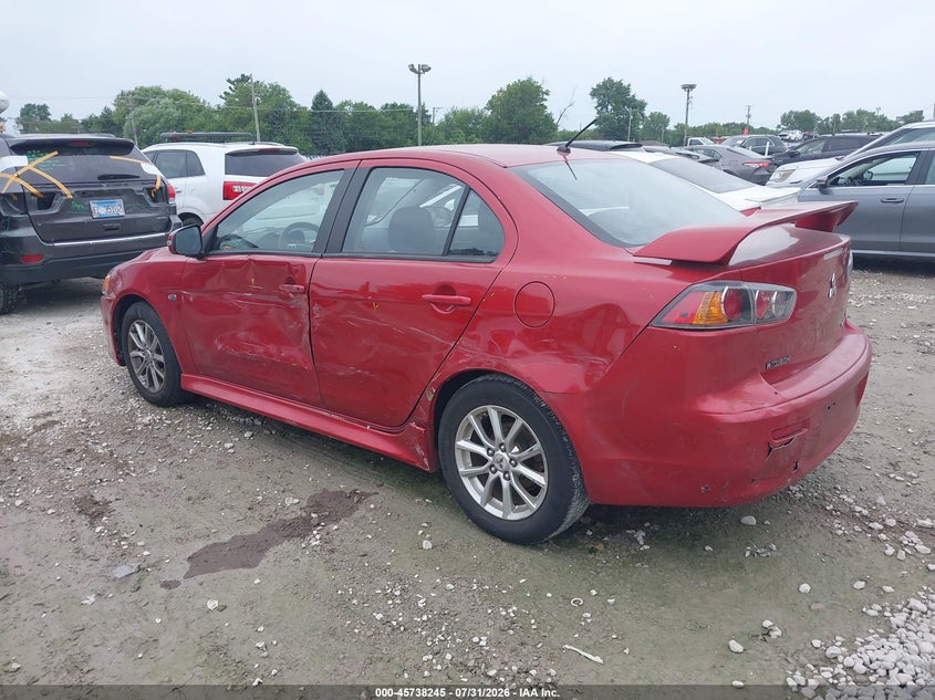 Vin: ja32u2fu5gu000368, lot: 46236949, mitsubishi lancer es 20163