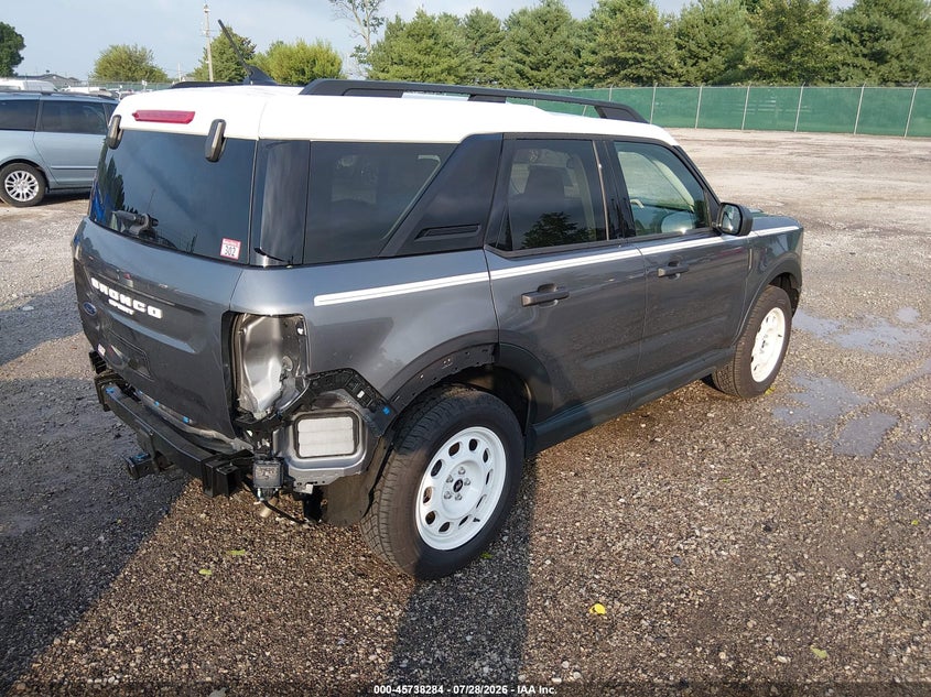 Vin: 3fmcr9g67rrf54744, lot: 46236988, ford bronco sport heritage 20244