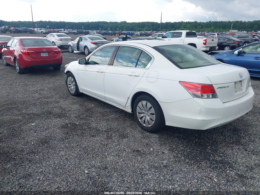 Vin: 1hgcp2f30aa087689, lot: 46236990, honda accord 2.4 lx 20103