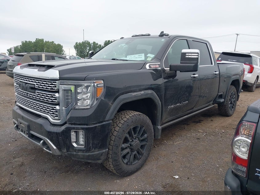 2022 GMC Sierra, Right Rear, IAAI, VIN 1GT49REY3NF323523 — photo 2